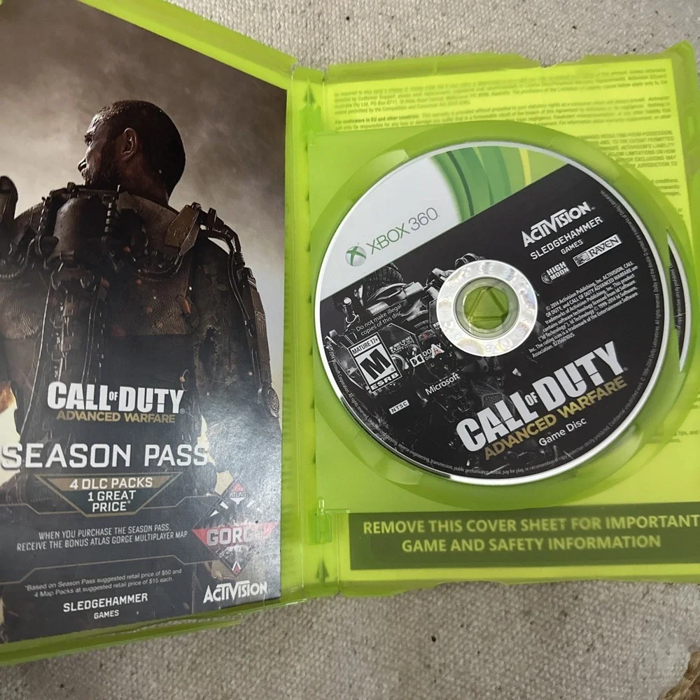 Call of Duty: Advanced Warfare (Microsoft Xbox 360, 2014)‎ No Manual